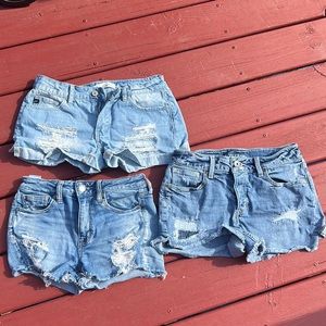 Denim Shorts lot American eagle size 4 KanCan size small Maurice’s size 3